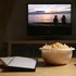 Watching movies on television